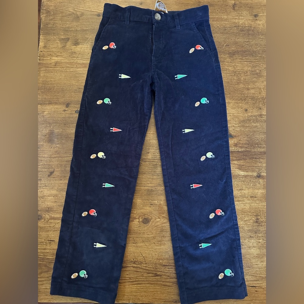 Beaufort bonnet size 8 corduroy navy blue football pants